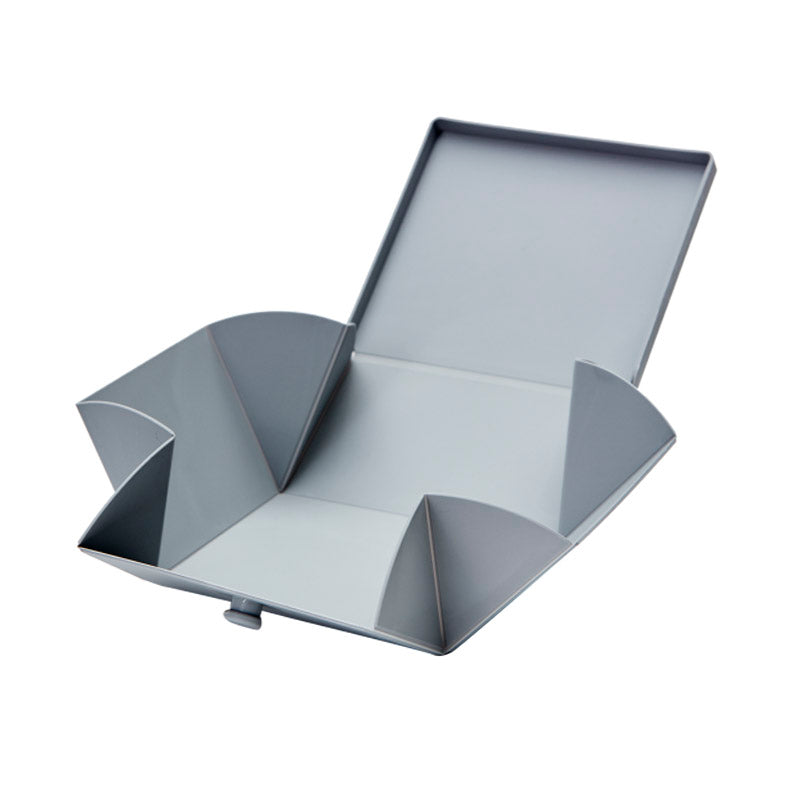 Uhmm 02 Opvouwbare Lunchbox Lightgrijs│art. 982411│geopend met witte achtergrond