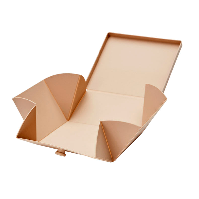 Uhmm 02 Opvouwbare Luchbox Mocca│art. 982410│opengevouwen met witte achtergrond