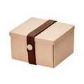 Uhmm 02 Opvouwbare Luchbox Mocca│art. 982410│vooraanzicht met strap Bruin