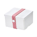 Uhmm 02 Opvouwbare Luchbox Wit│Art. 982409│vooraanzicht met strap Delicate Pink