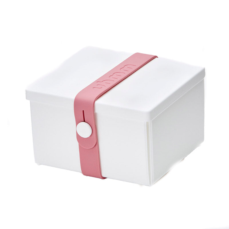 Uhmm 02 Opvouwbare Luchbox Wit│Art. 982409│vooraanzicht met strap Delicate Pink