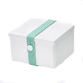 Uhmm 02 Opvouwbare Luchbox Wit│Art. 982409│vooraanzicht met strap Morning Mist