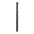 Coatrack by the Meter Verticaal│100cm Zwart│Maarten Baptist voor Vij5│product foto witte achtergrond_B
