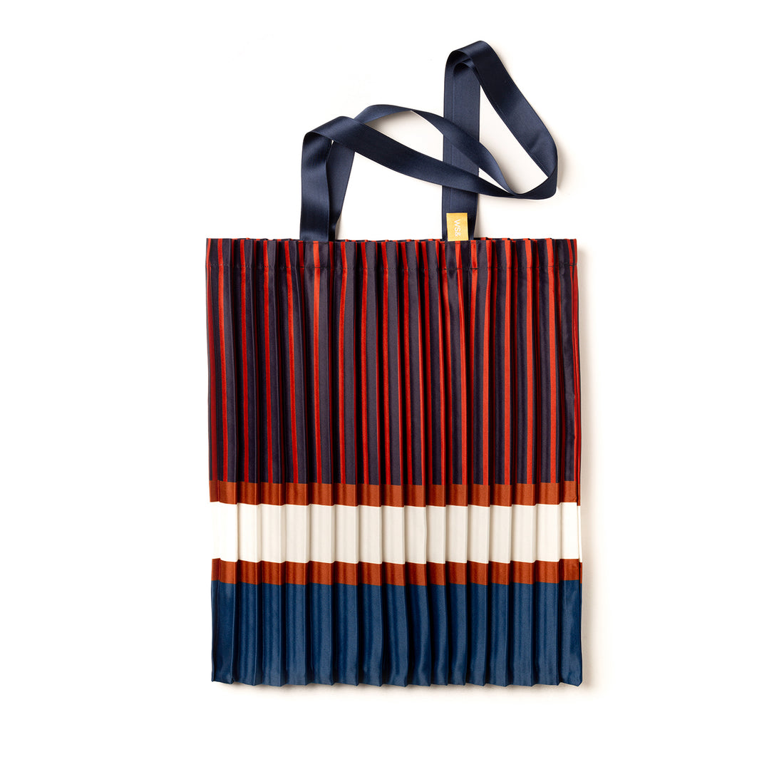 Chiavara Pleated Tote Bag│Schoudertas WS&│art. 0595853899269│voorkant draagtas met witte achtergrond