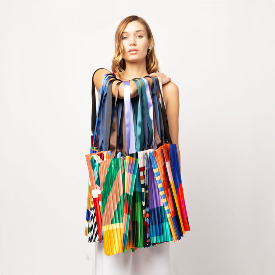 Baratti Pleated Tote Bag│Schoudertas WS&│art. 0795853899634│groep diverse dessins
