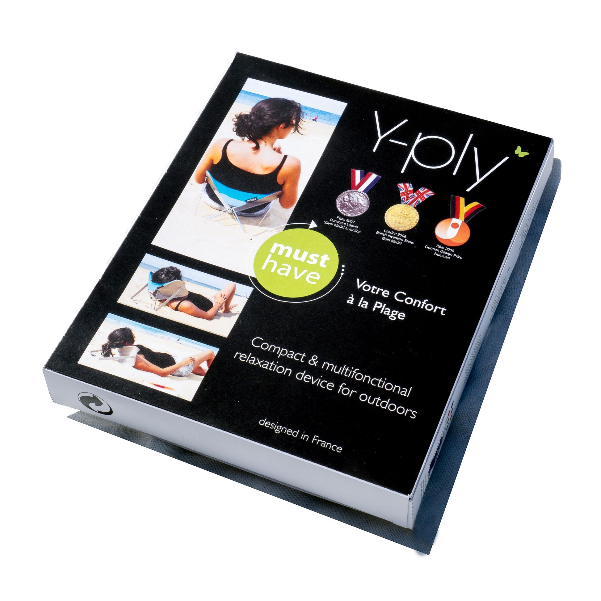 Y-Ply is de ideale metgezel om te relaxen aan het strand of in het park. Gebruik hem als ondersteuning voor je hoofd, rug, arm of voeten. Voor elke positie biedt hij veel comfort. Dit opvouwbare strandstoeltje is gemakkelijk mee te nemen in de bijgeleverde tas.