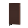 Secrid Cardprotector│art. C-BROWN│Pasjeshouder│voorkant met witte achtergrond