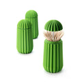 Een houder voor tandenstokers en cocktailprikkers in de vorm van een cactus. Met een druk op de bovenzijde opent deze cactus zich. Je tandenstokers altijd hygiënisch opgeborgen in dit functionele en originele en symbolische ontwerp. 