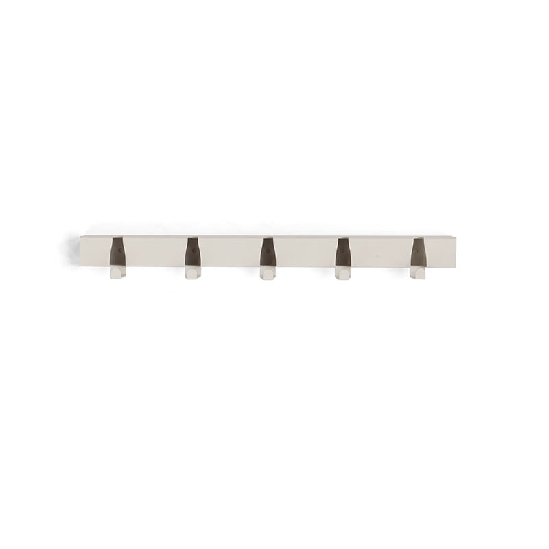 Coatrack by the Meter 50cm Wit│Wandkapstok│Vij5│vooraanzicht met witte achtergrond