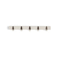 Coatrack by the Meter 50cm Wit│Wandkapstok│Vij5│vooraanzicht met witte achtergrond