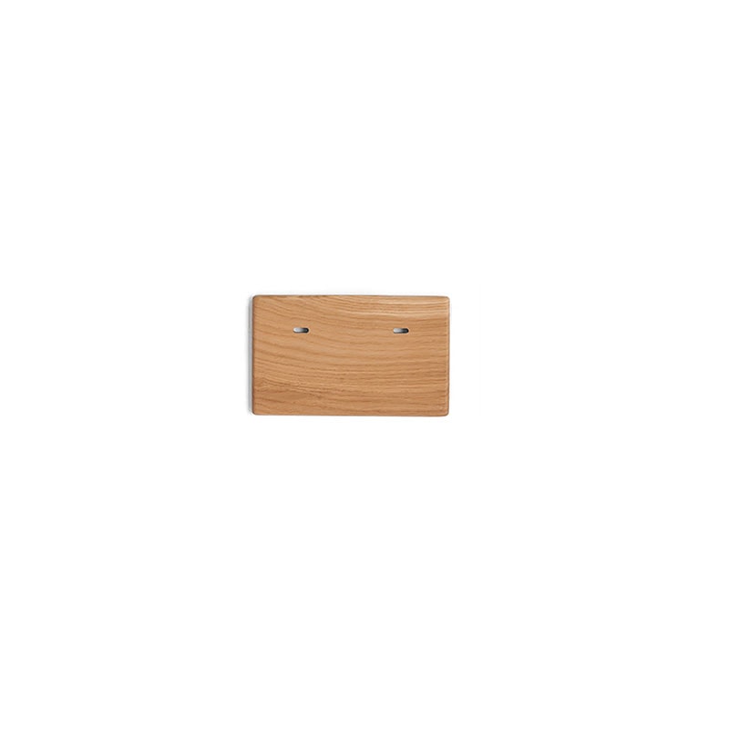 Coatrack by the Meter Plankje Eikenhout│Vij5│bovenaanzicht met witte achtergrond