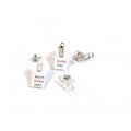 Oorbellen Paperclip Zilver│Crazyclage│foto groep met notities in paperclip