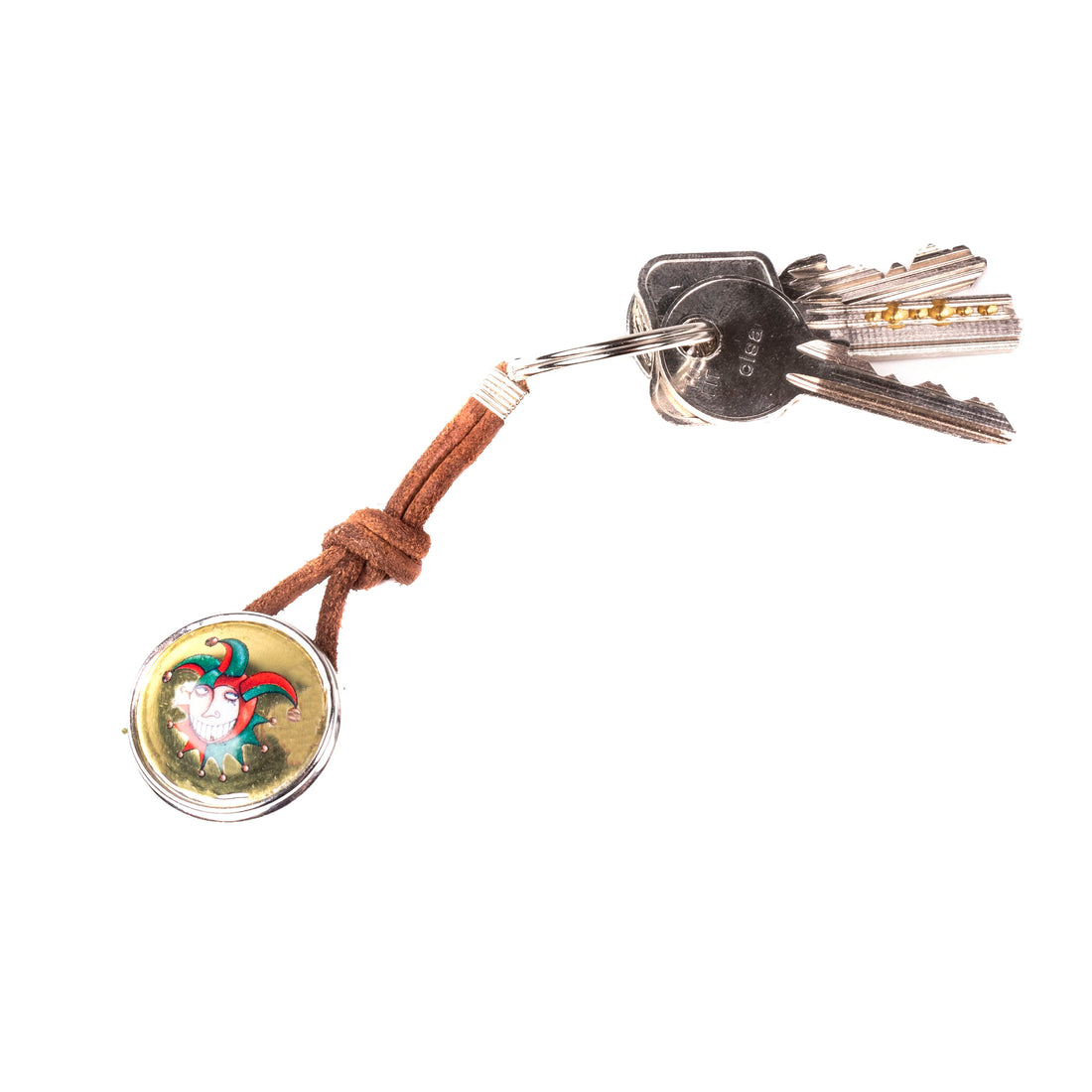 sleutelhanger Brugse Zot - bruin