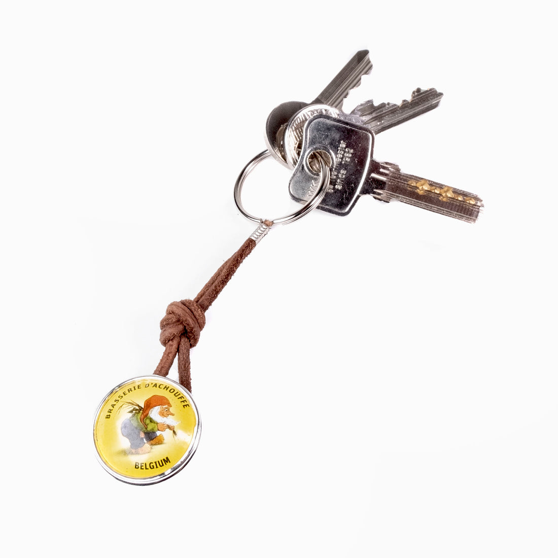 sleutelhanger Chouffe - bruin